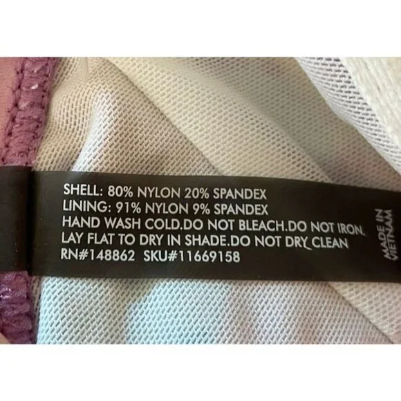 NWT Torrid Vixen Bikini Top Bathing Suit Lavender Teal Floral Underwire 2 2X New - Picture 6 of 6